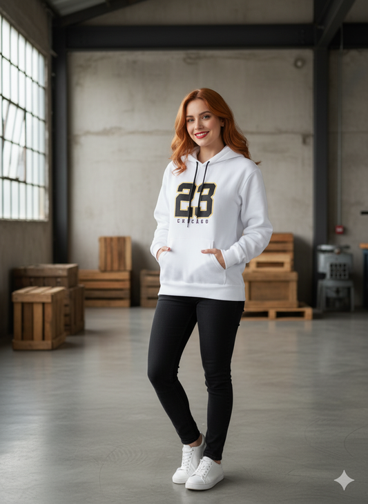 HOODIE CHICAGO 23 ALGODON PREMIUN