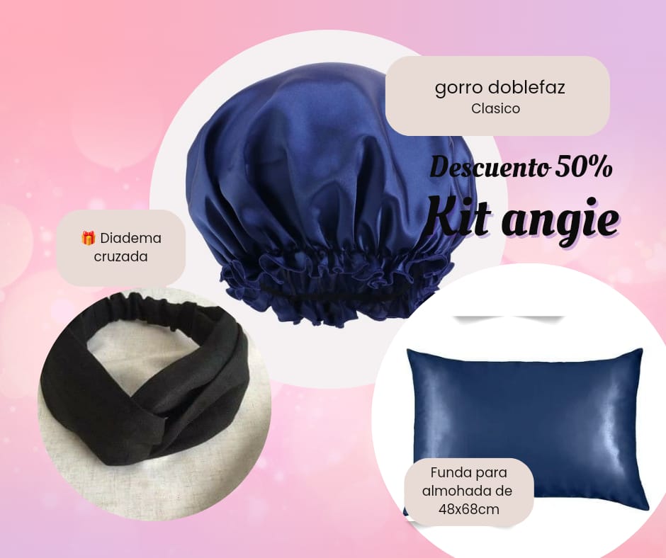 KIT ANGIE FUNDA+GORRO+ OBSEQUIO