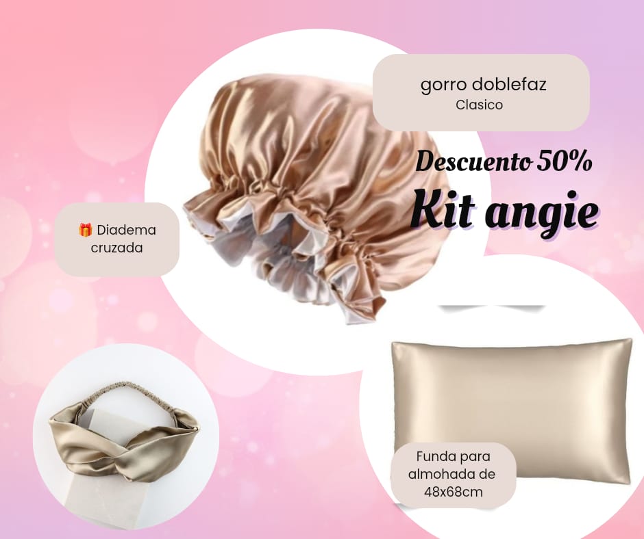 KIT ANGIE FUNDA+GORRO+ OBSEQUIO